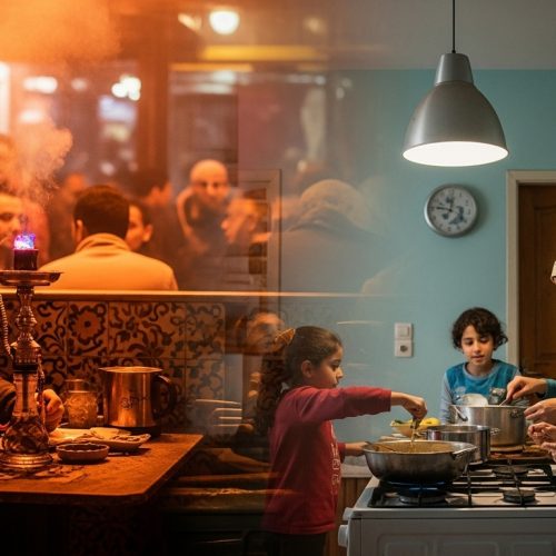 الحياة الموازية للرجال وزوجاتهم