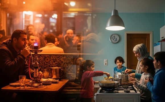 الحياة الموازية للرجال وزوجاتهم