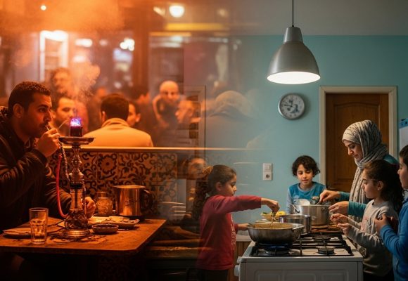 الحياة الموازية للرجال وزوجاتهم