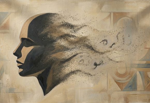 Human_silhouette_disintegrating_202604220027 لغة تحت القصف.. كيف تُخفي البيانات الرسمية هلع العالم