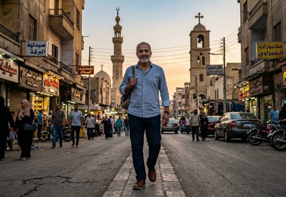 Man_walking_in_202604022023 المكنة بتطلع قماشة واحدة