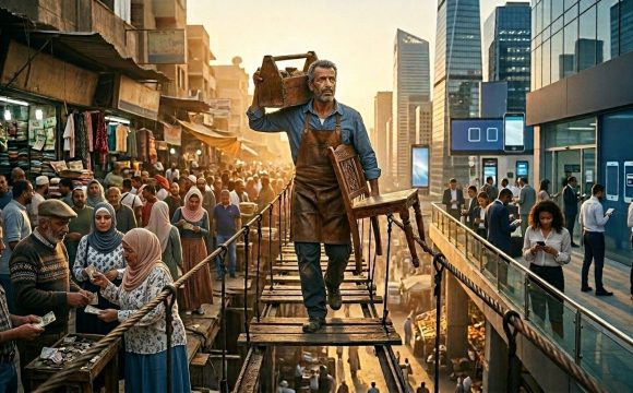 Craftsman_balancing_between_two_…_202606201659 الاقتصاد الموازى