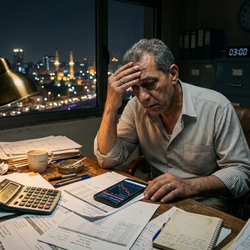 Factory_owner_anxious_in_office_202606161704 اقتصاد الخوف