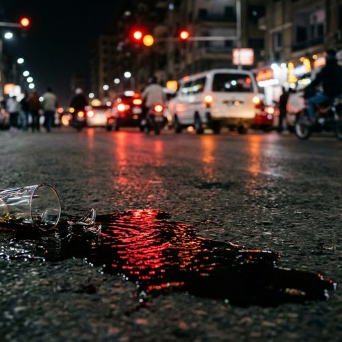 كوب شاي بطعم الدم