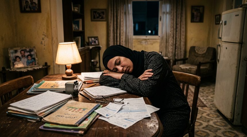Widow_asleep_at_dining_table_202607031255 الأرملة بطلة.. ولكن؟